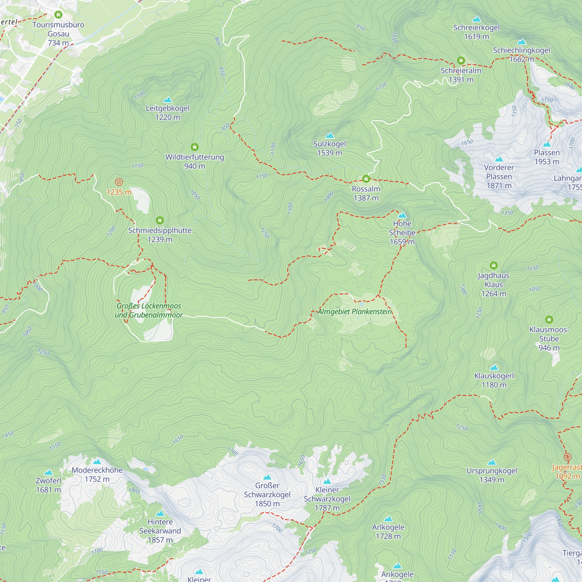 Veitenhütte map