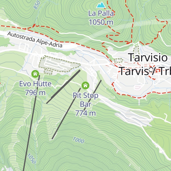Map of Pit Stop Bar