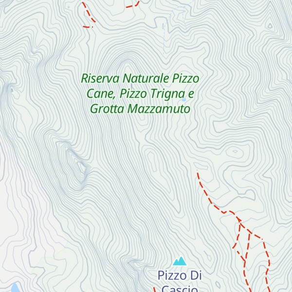 Map of Monte Cane