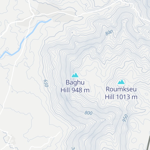 Map of Baghu Hill