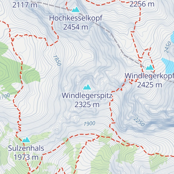 Map of Windlegerspitz