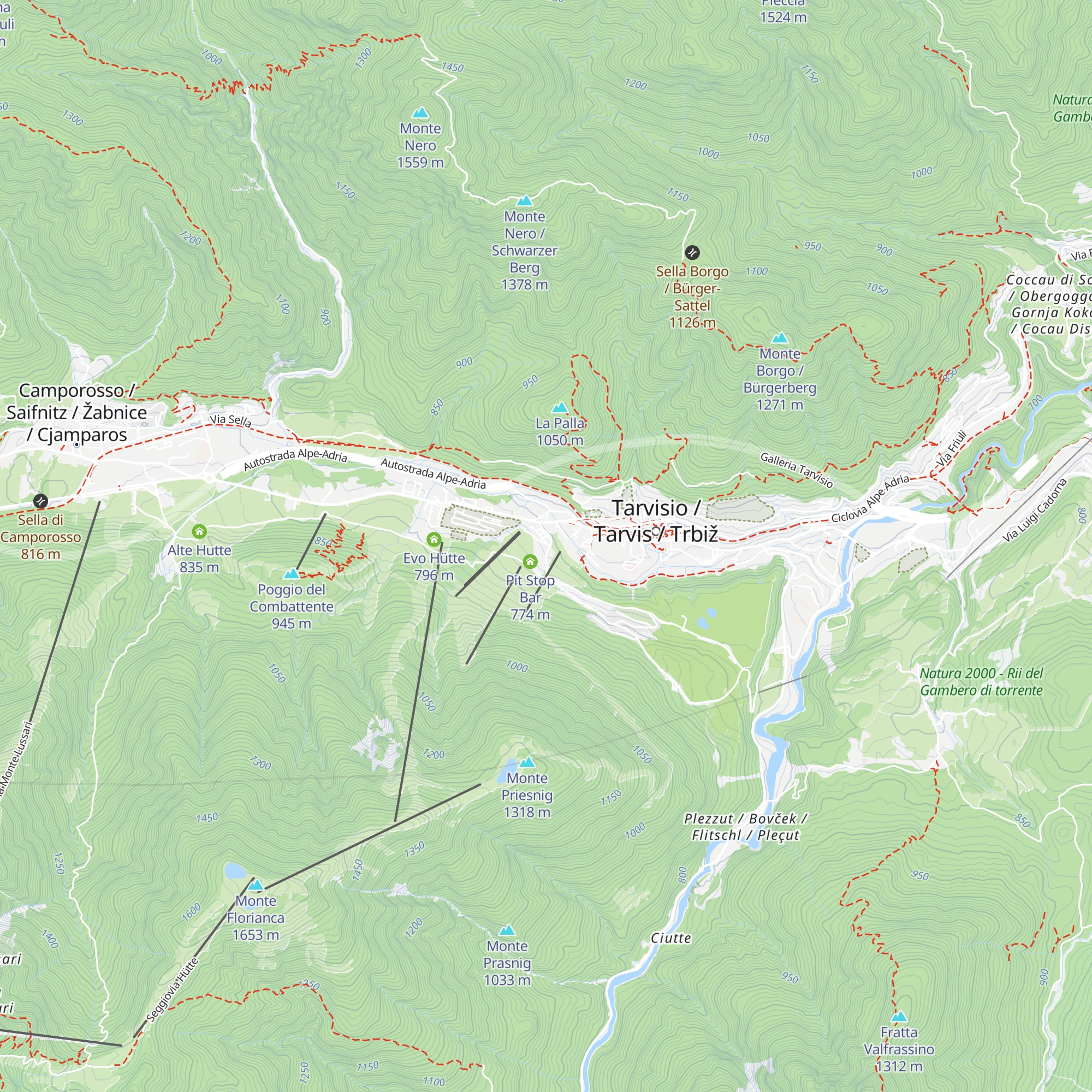 Ristorante Valle Verde map