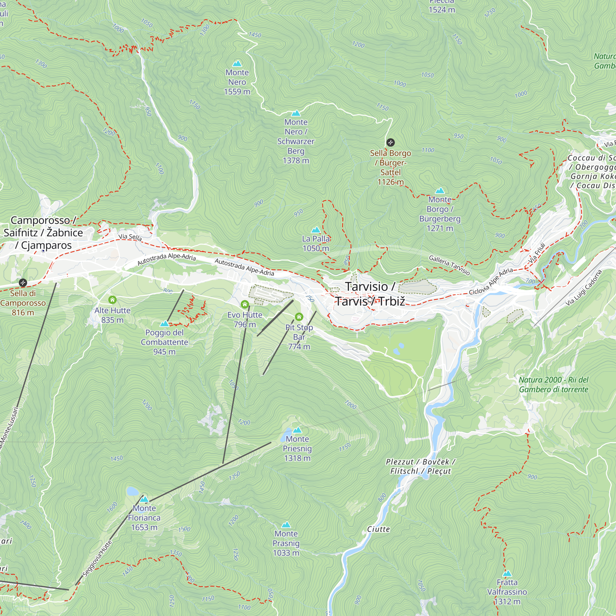 Ristorante Valle Verde map