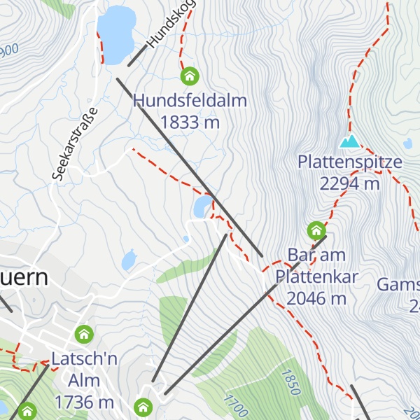 Map of Edelweisshütte
