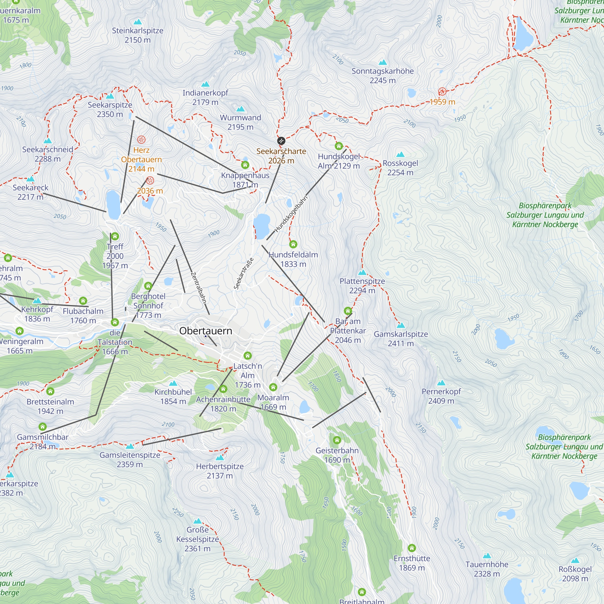 Edelweisshütte map