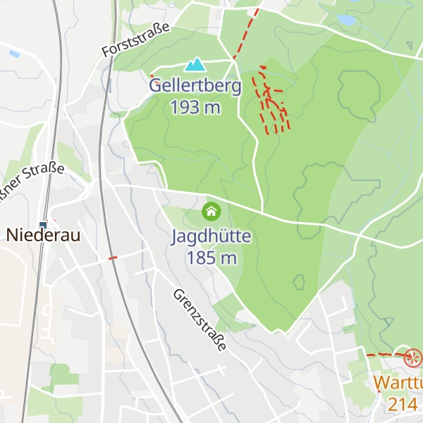 Map of Jagdhütte