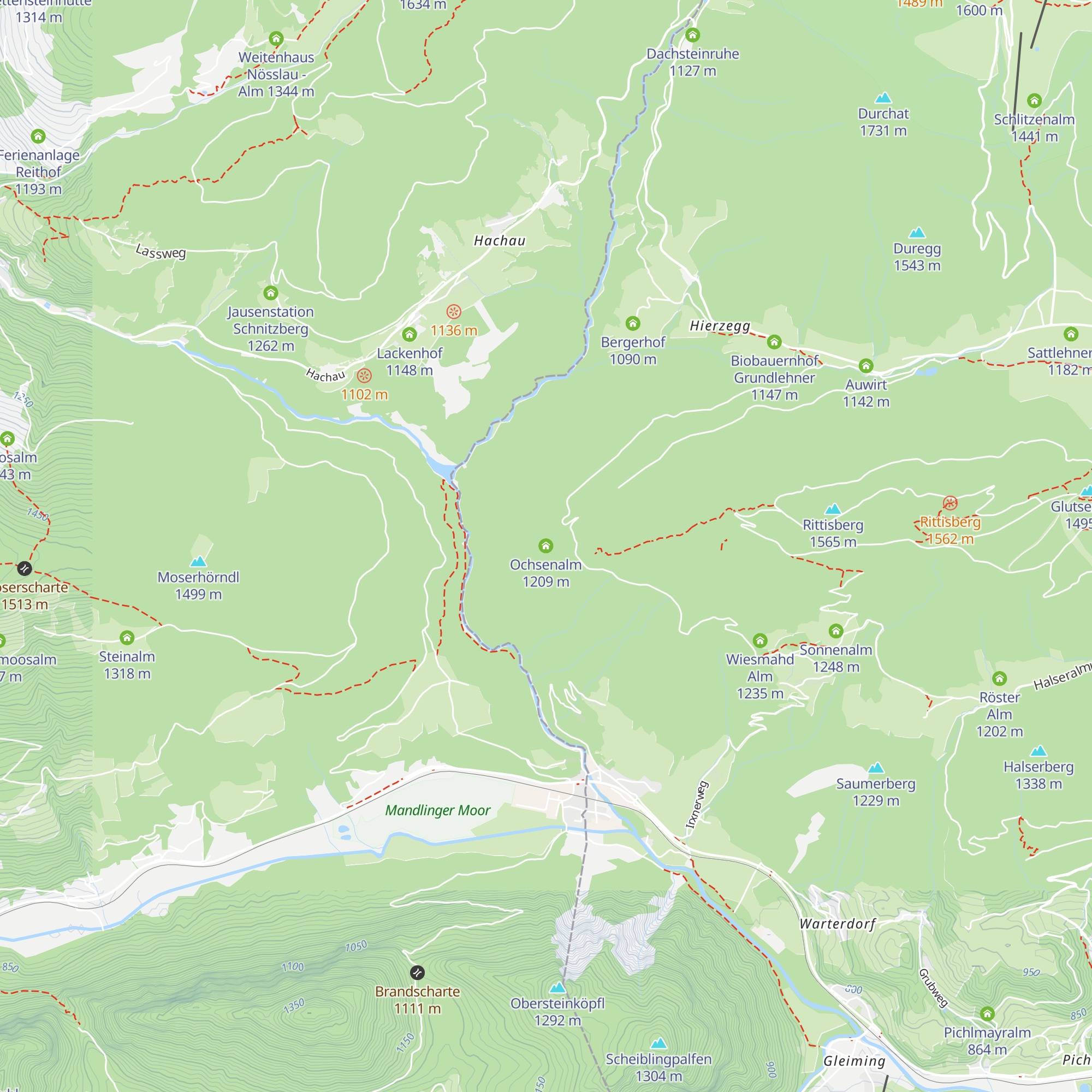 Ochsenalm map