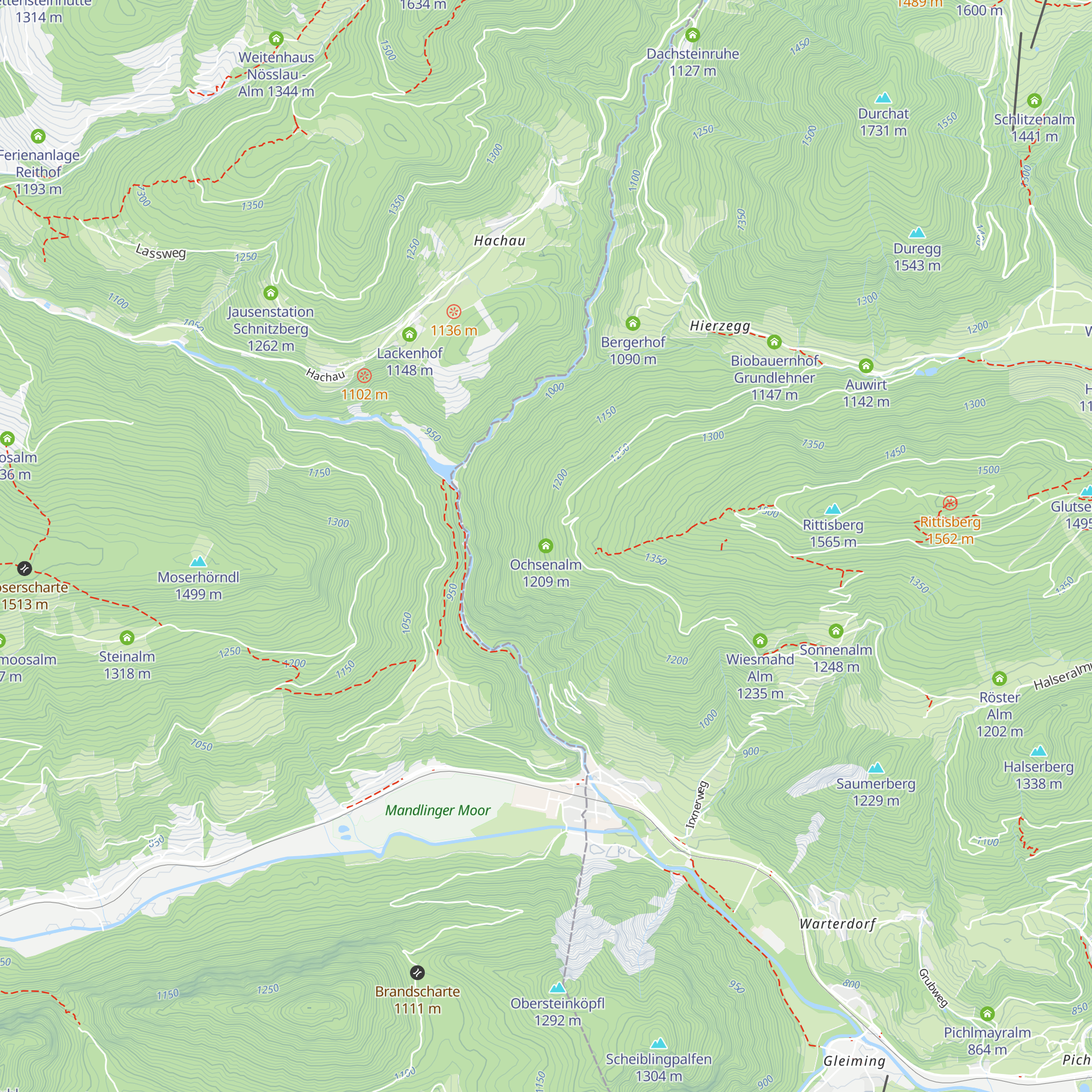 Ochsenalm map