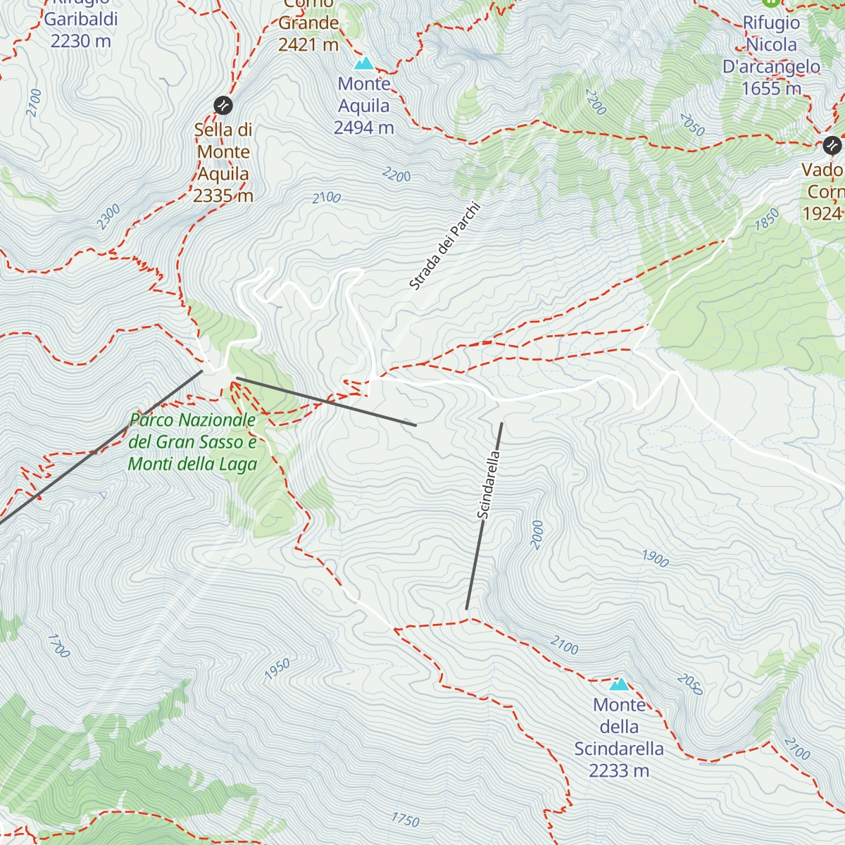 Rifugio Campo Imperatore map