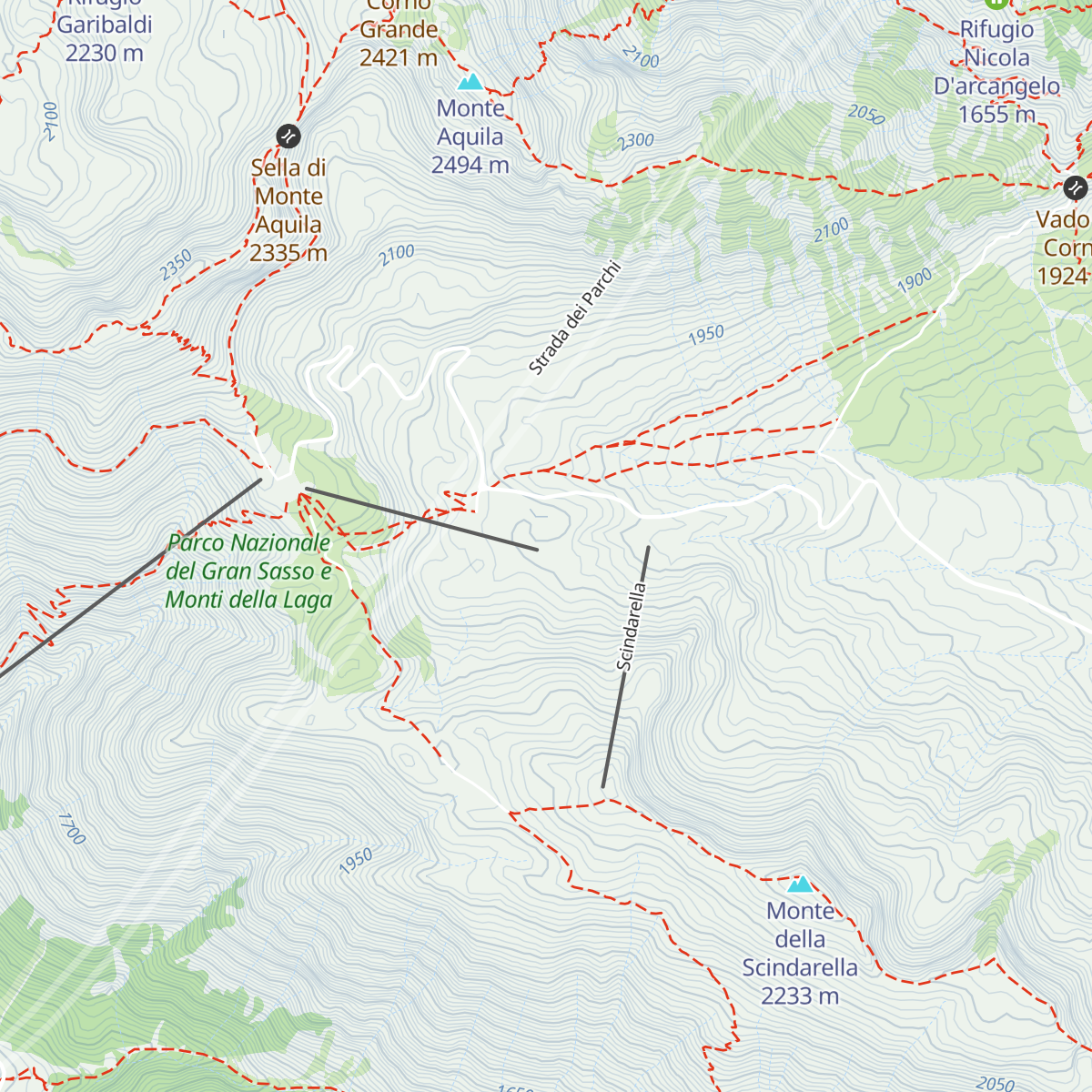 Rifugio Campo Imperatore map