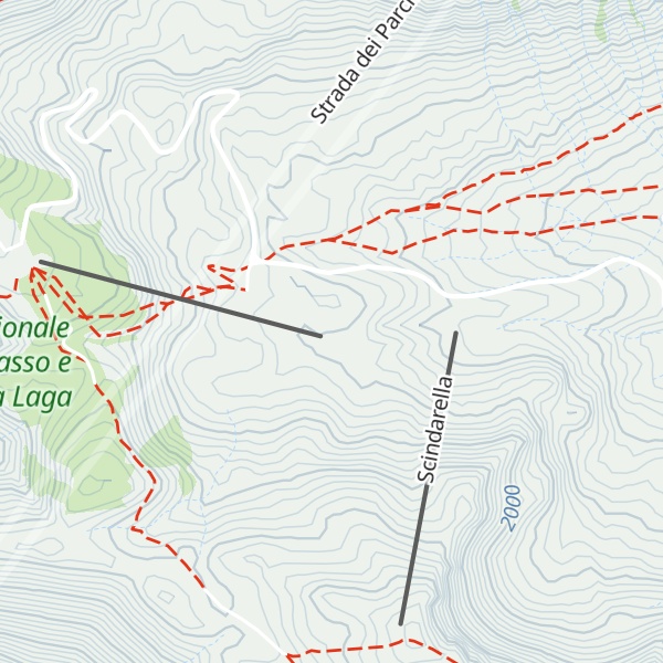 Map of Rifugio Campo Imperatore