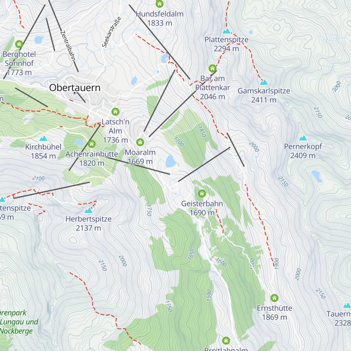 Breitlehenalm map