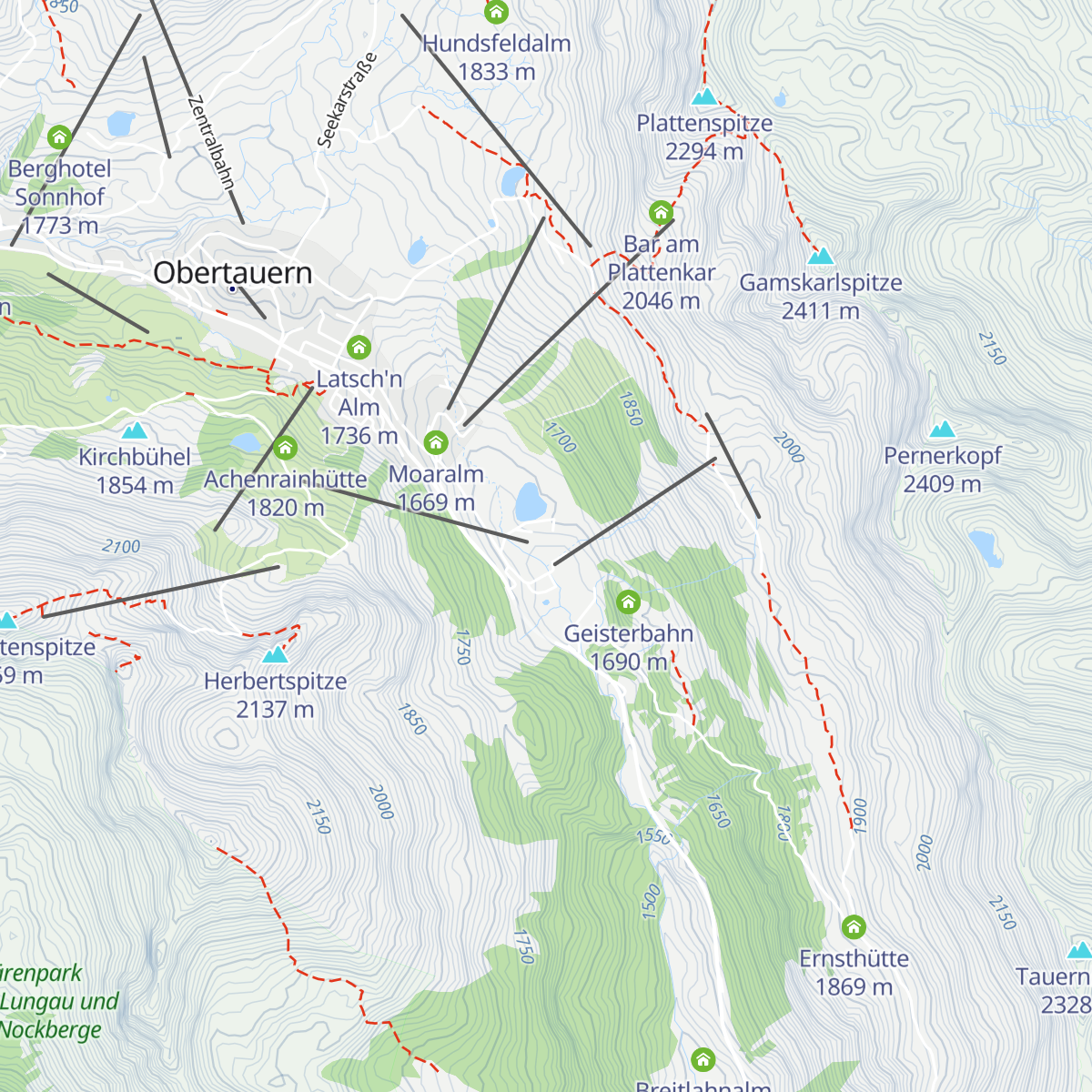 Breitlehenalm map