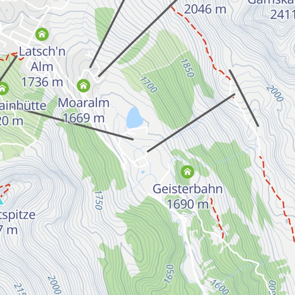 Map of Alte Alm