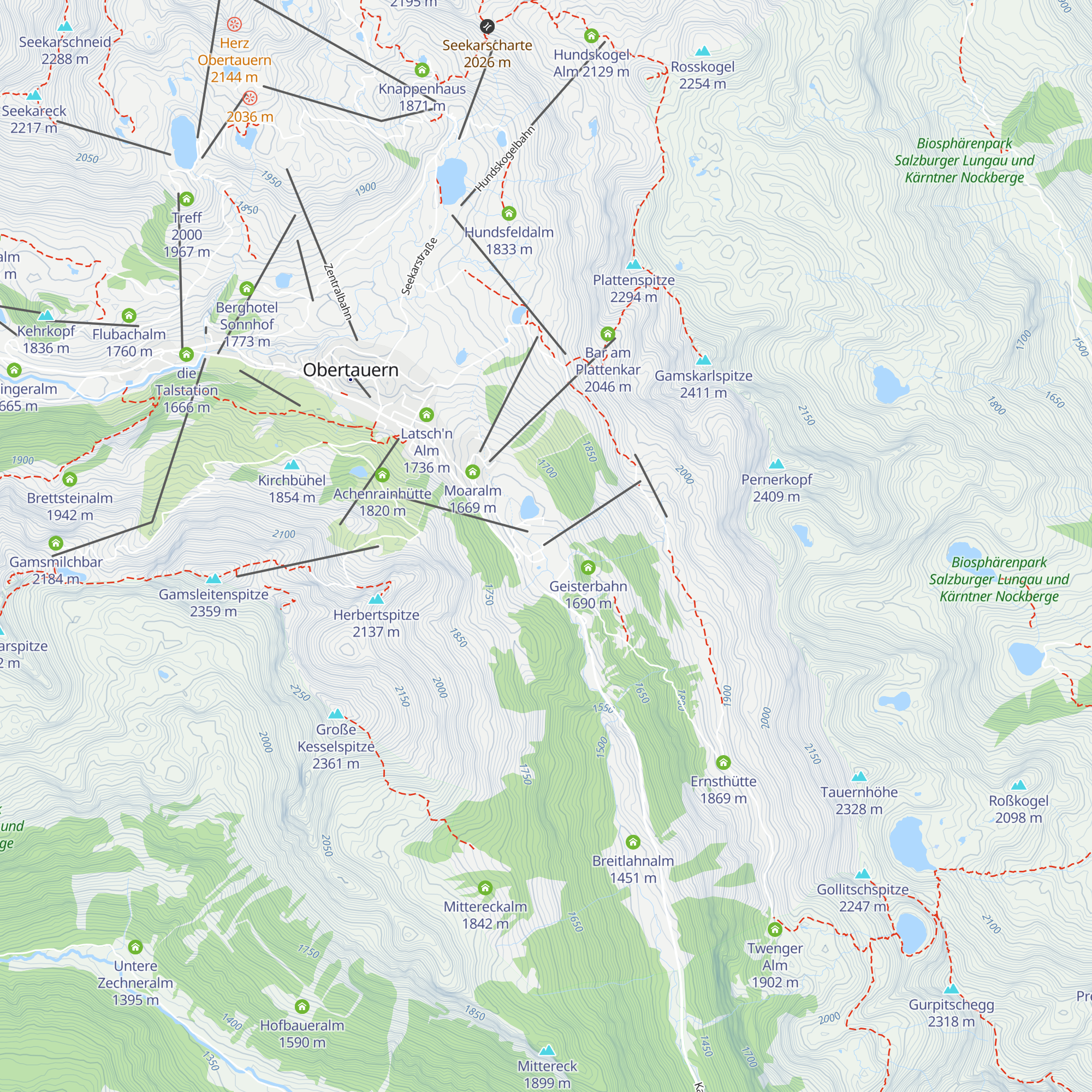 Schaidbergstube map