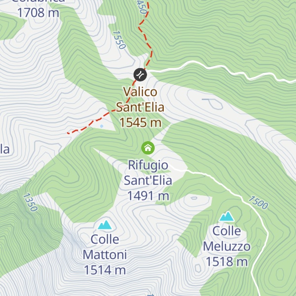 Map of Rifugio Sant'Elia