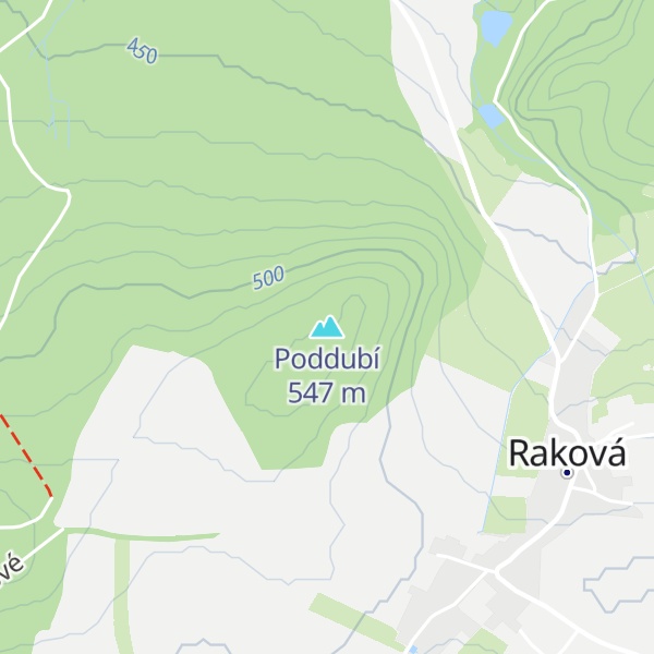 Map of Poddubí