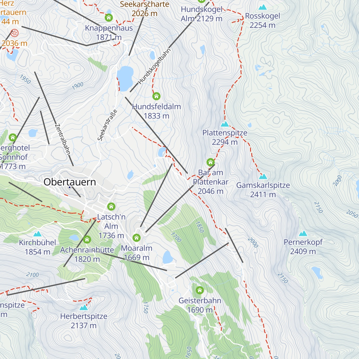 Mankeialm map