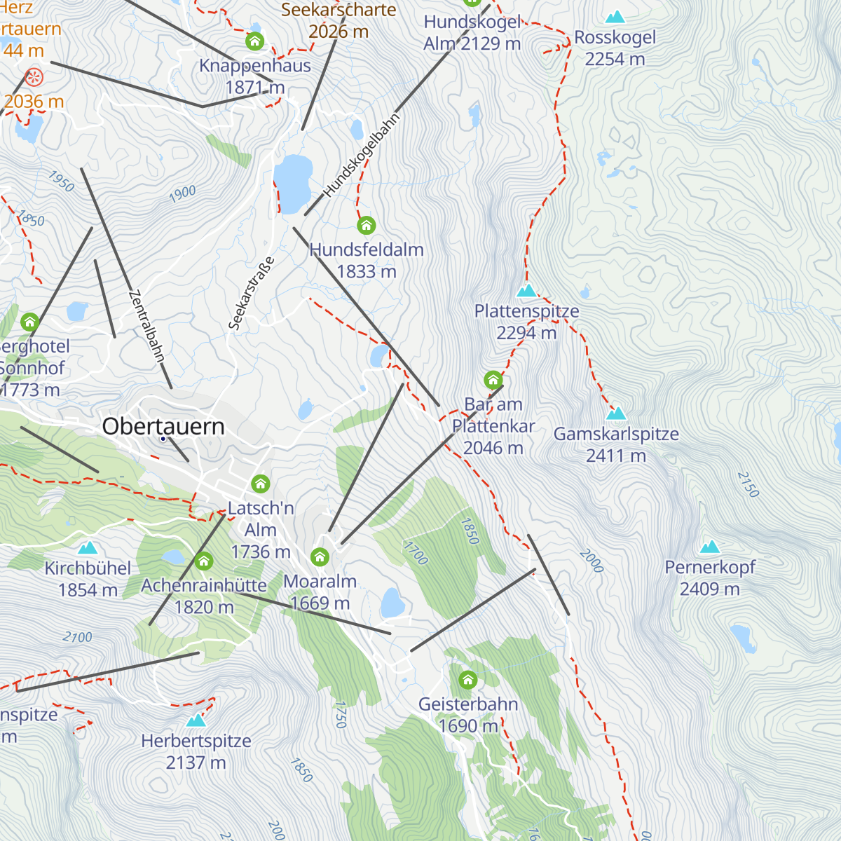 Mankeialm map