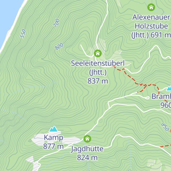 Map of Brünnerstüberl (Jhtt.)