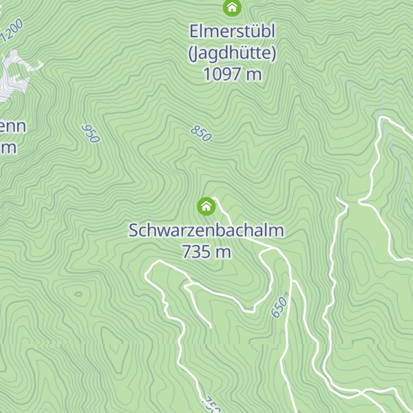 Map of Schwarzenbachalm