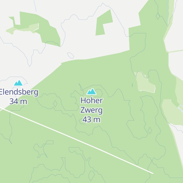 Map of Hoher Zwerg