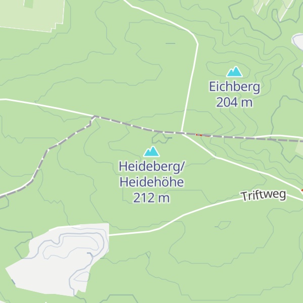 Map of Heideberg/Heidehöhe