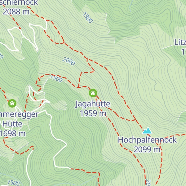 Map of Jagahütte