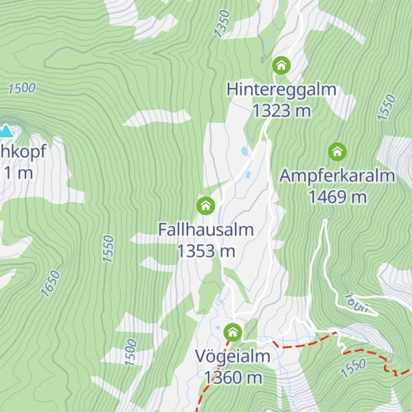 Map of Fallhausalm