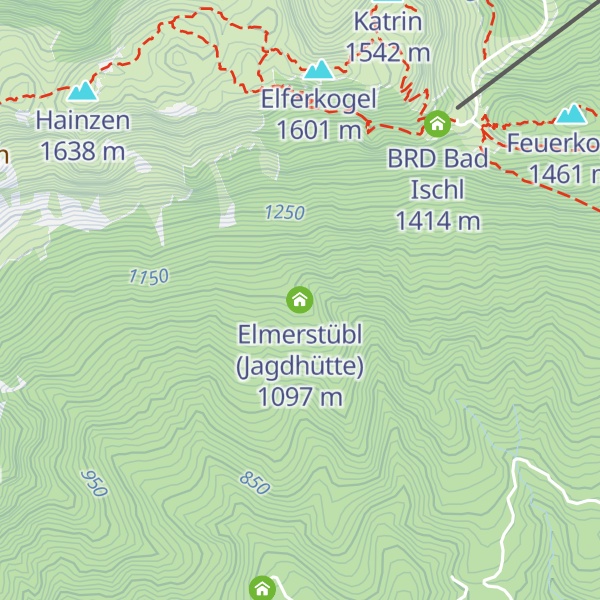 Map of Elmerstübl (Jagdhütte)