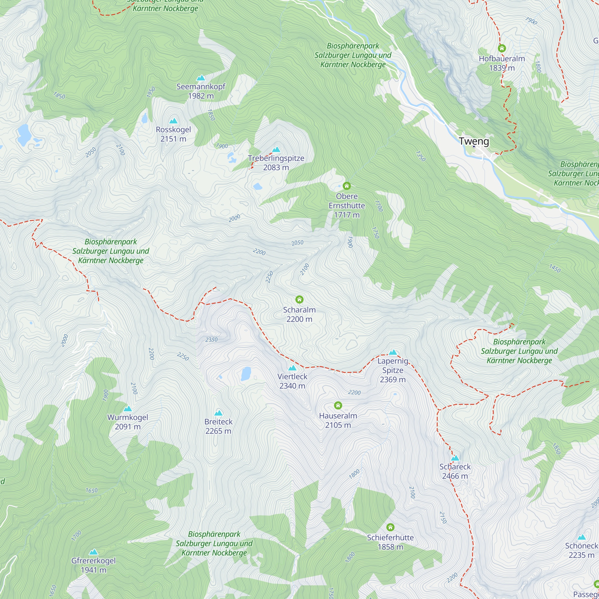 Scharalm map