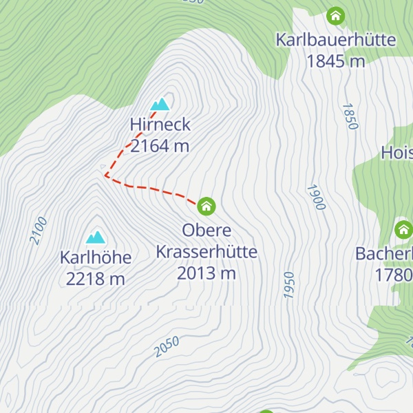 Map of Obere Krasserhütte