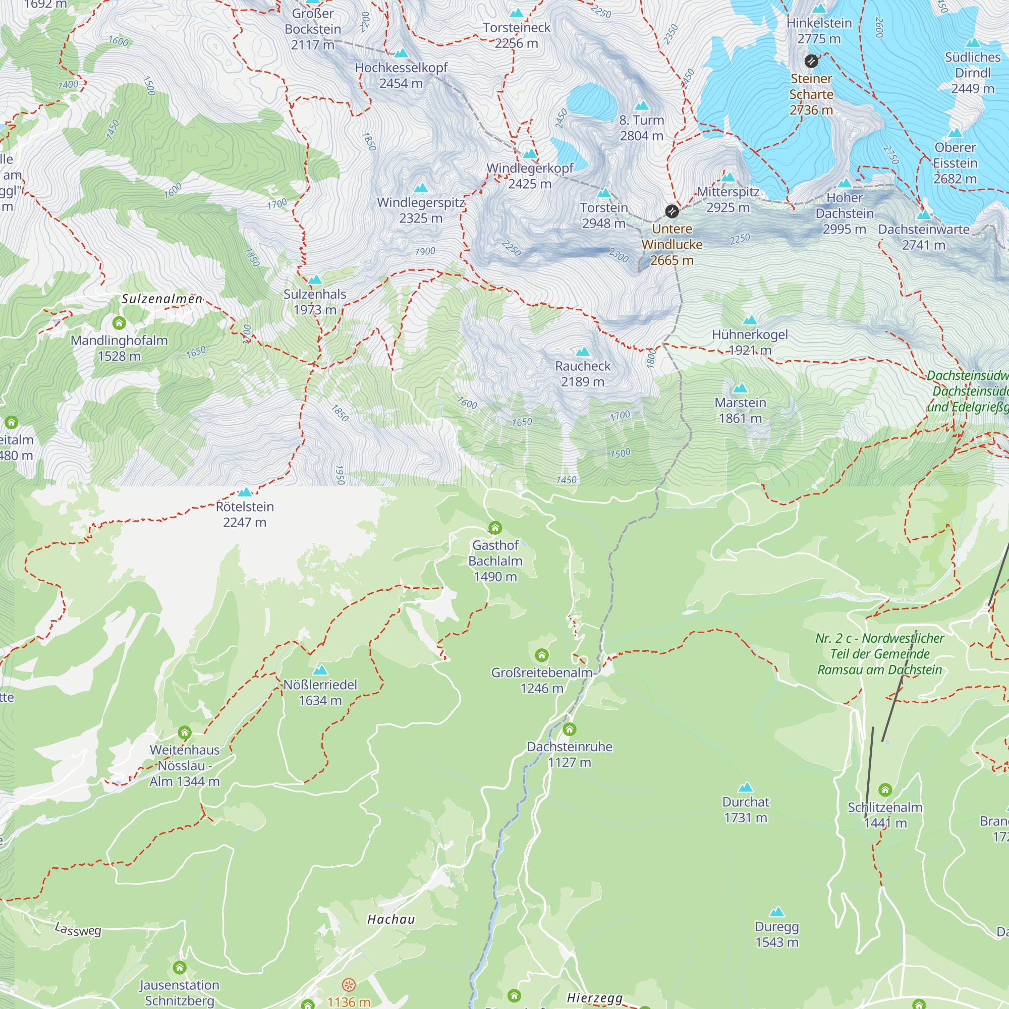 Schaidlalm map