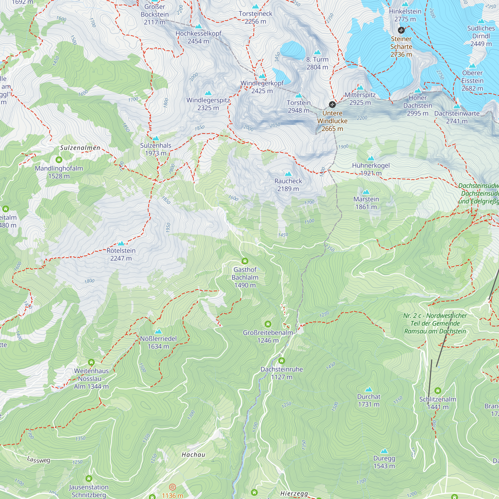 Schaidlalm map