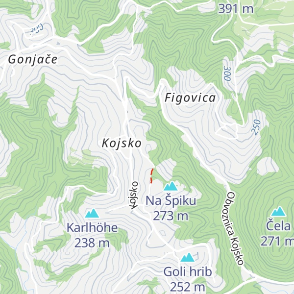 Map of Vrh