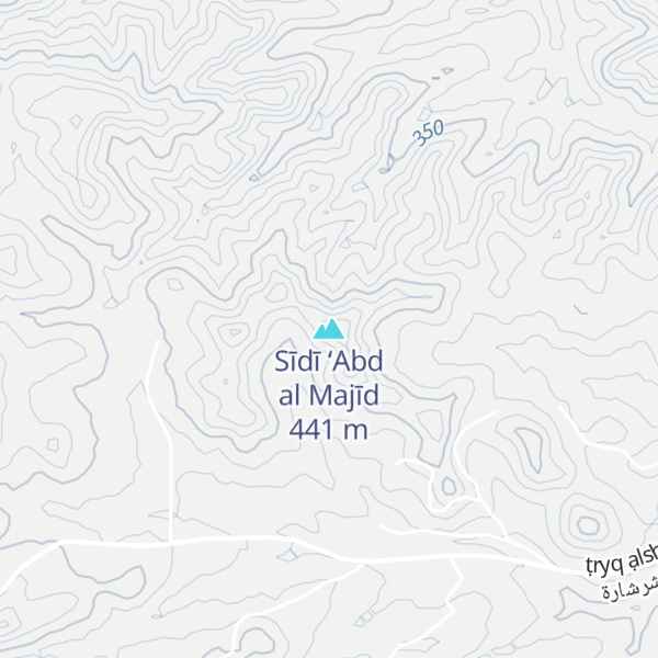 Map of Sīdī ‘Abd al Majīd