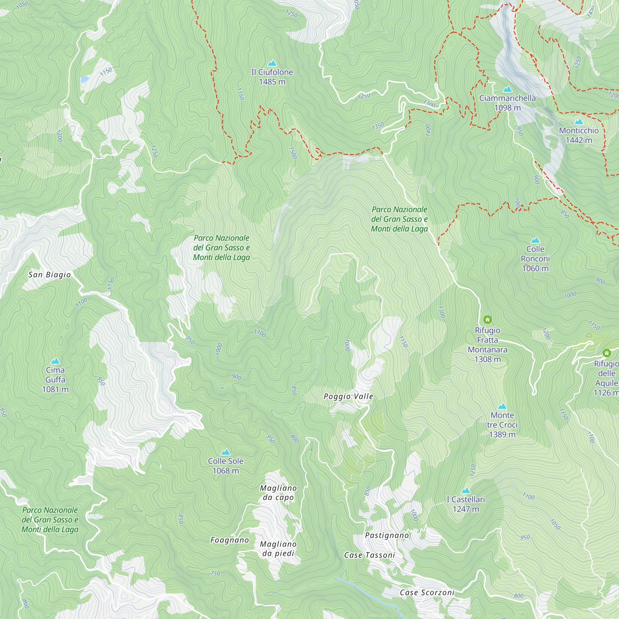 Il Rifugio del Pastore map