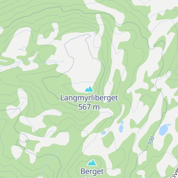Map of Langmyrliberget