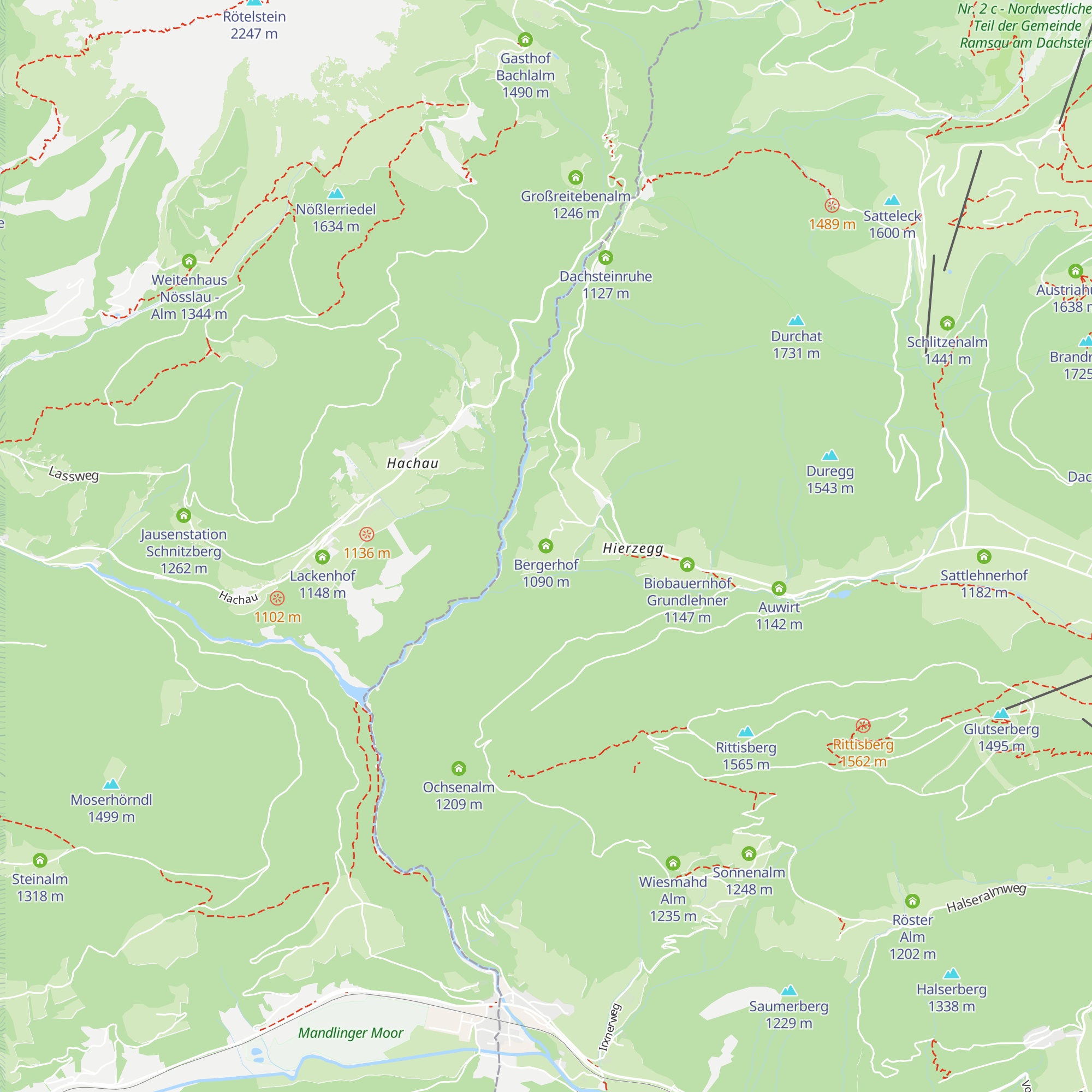 Bergerhof map