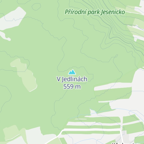 Map of V Jedlinách
