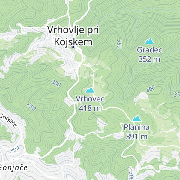 Map of Vrhovec