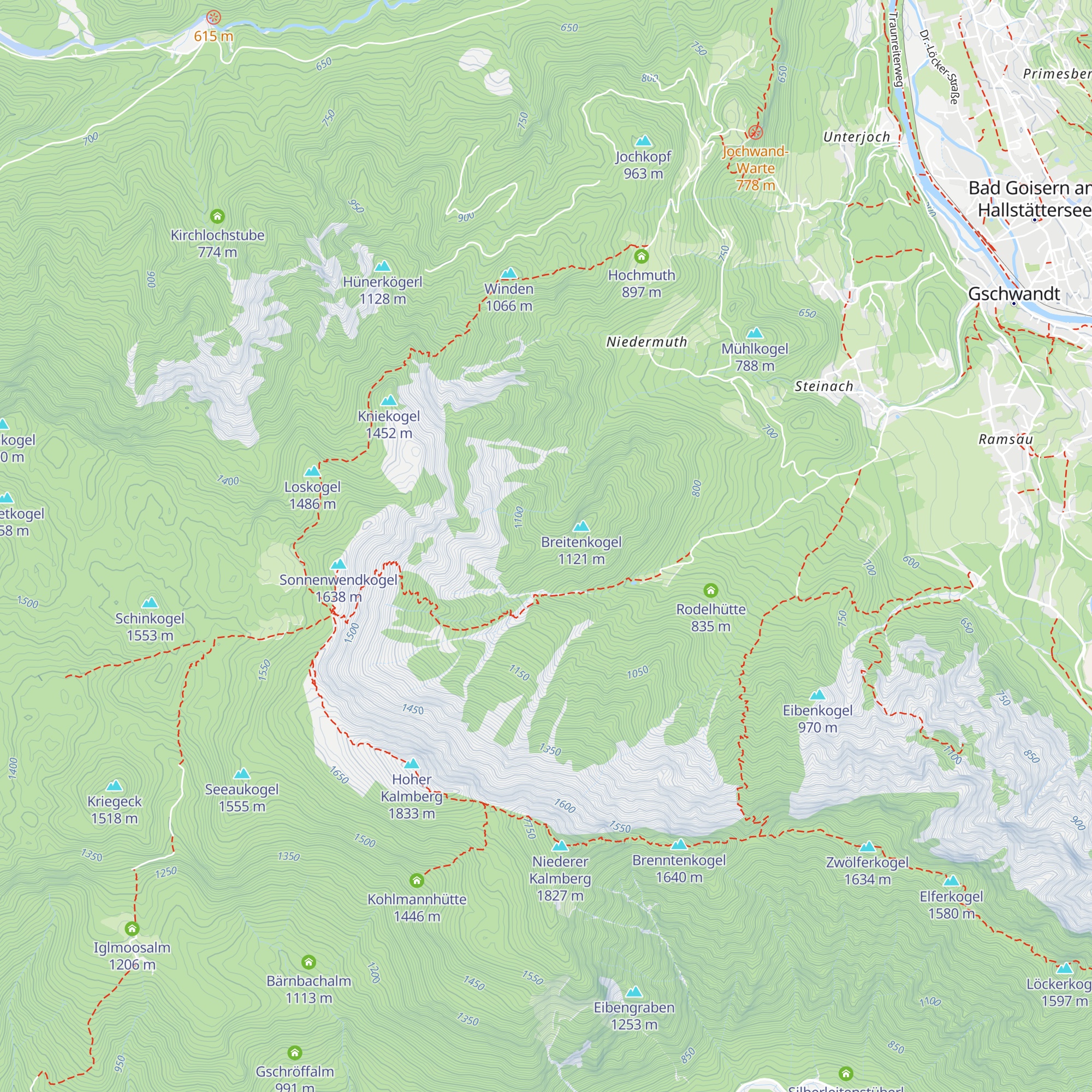 Breitenkogelhütte map