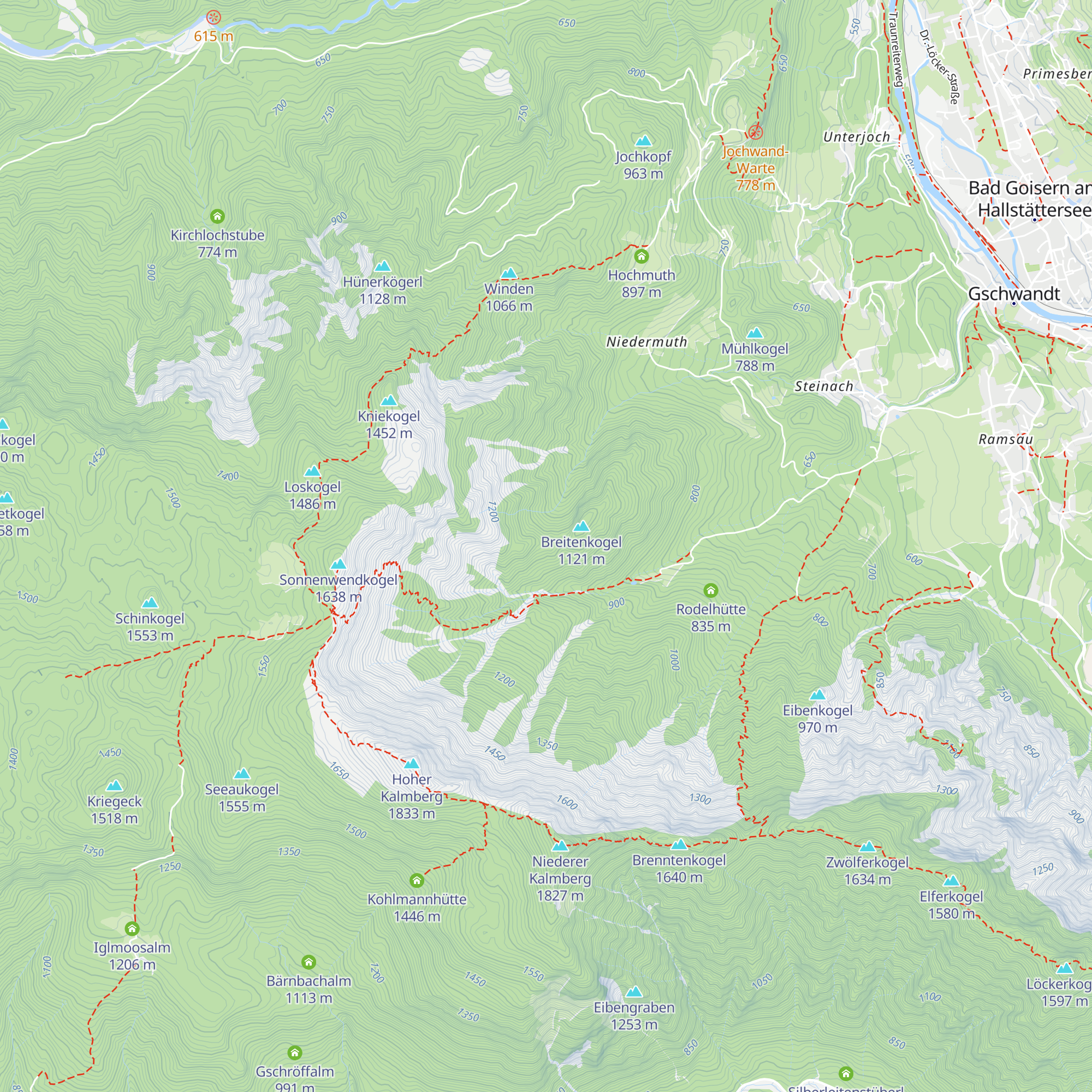Breitenkogelhütte map