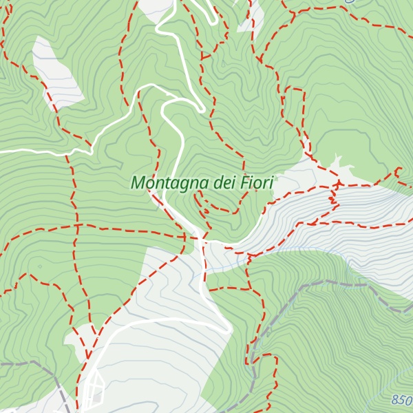 Map of Monte Giammatura