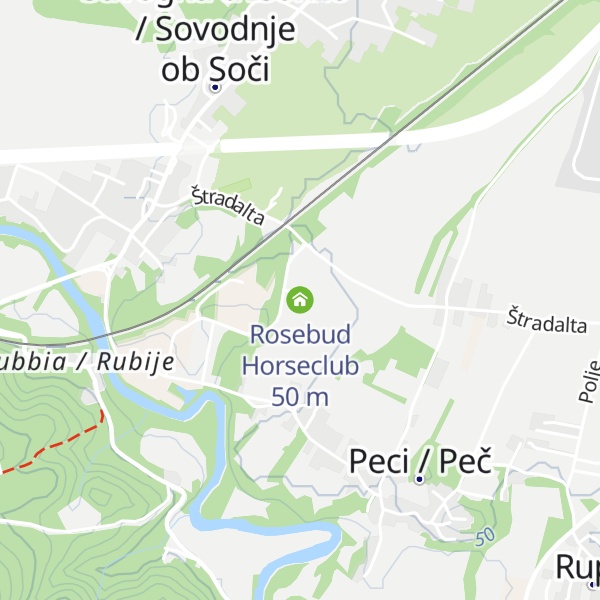 Map of Rosebud Horseclub