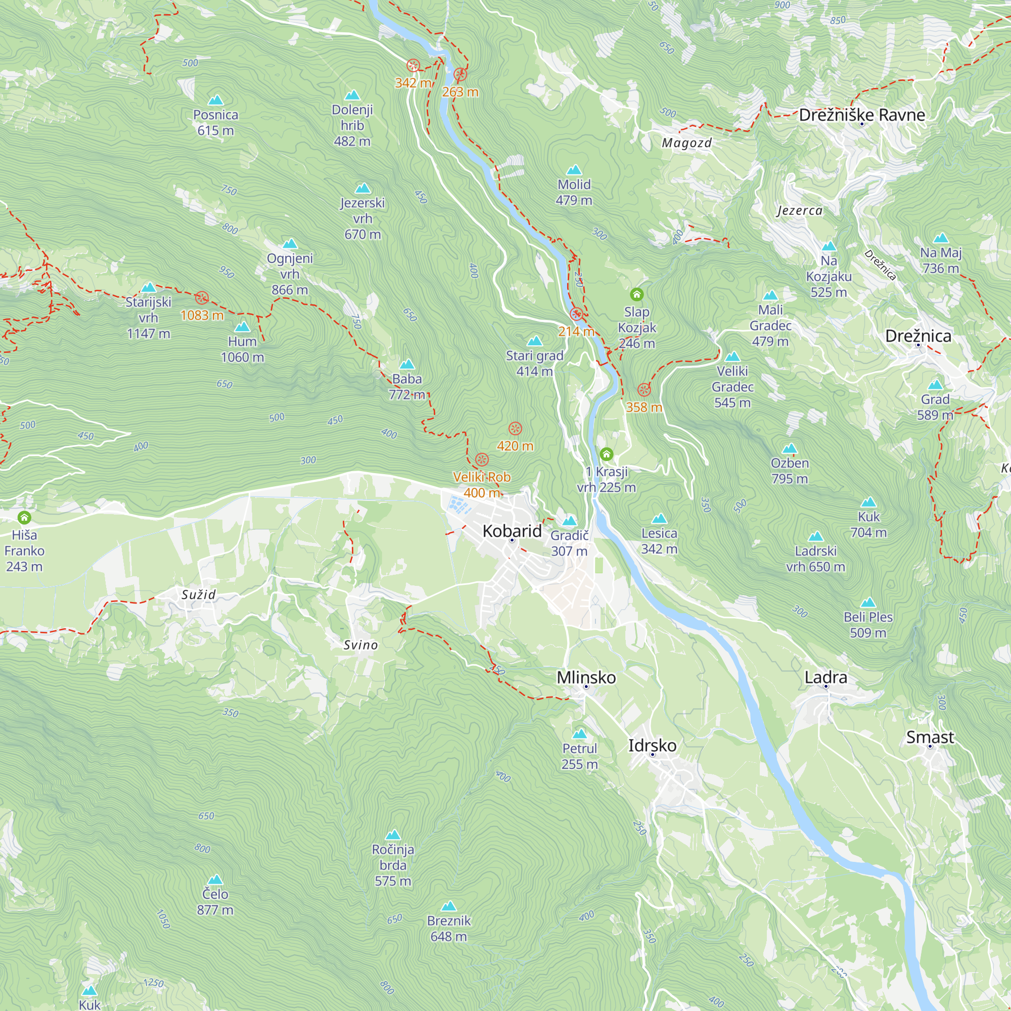 Tourist information Centre map