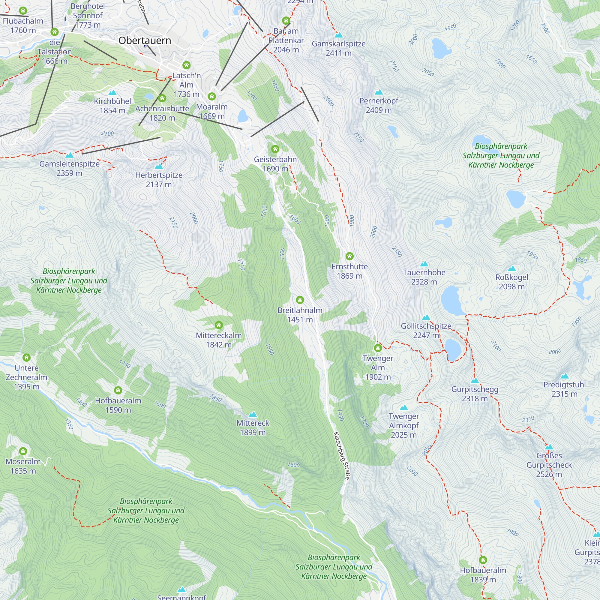 Breitlahnalm map