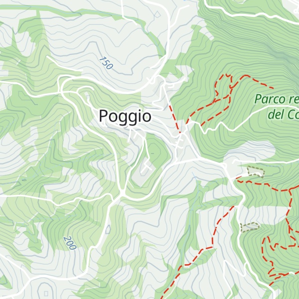Map of Monte Zoia