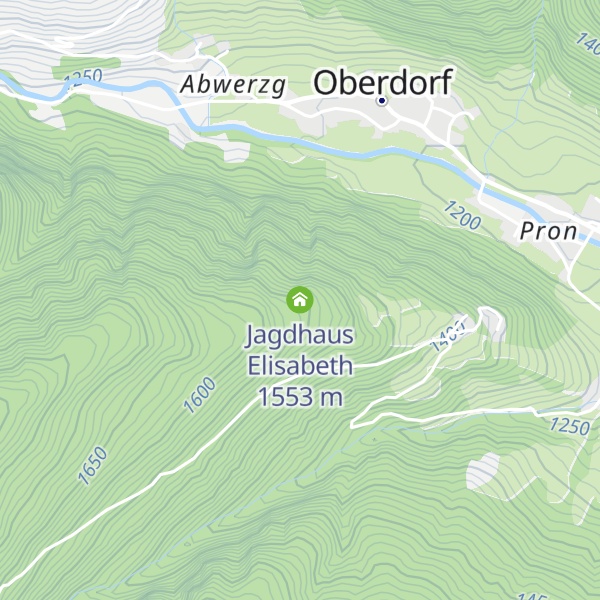Map of Jagdhaus Elisabeth