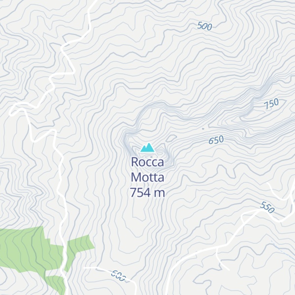 Map of Rocca Motta